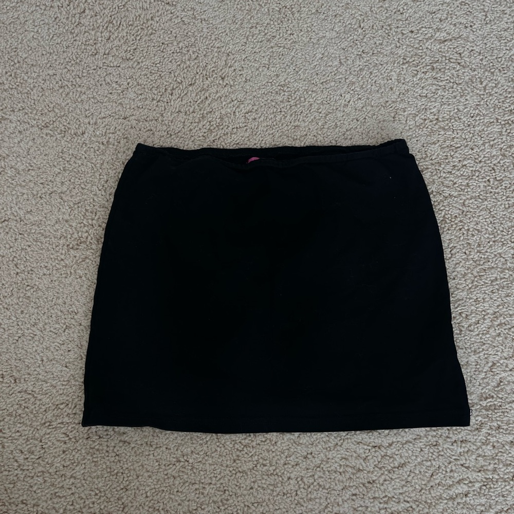 Edikted Black Mini Skirt